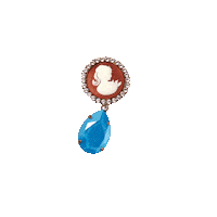 milkwhite greece crystal athens earrings Sticker