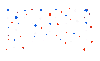 Independence Day Stars Sticker