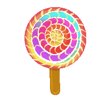 Round And Round Treat Sticker