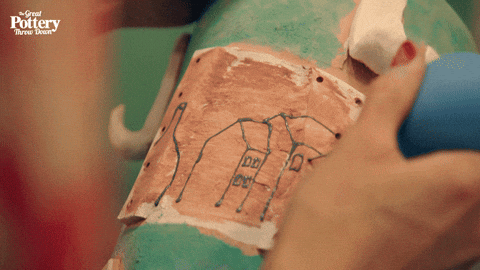 Doodle Draw GIF by The Great Pottery Throw Down