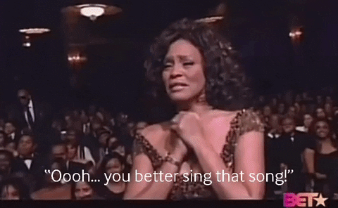 raphaelkeney singing praise shout whitney GIF