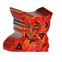 Art Cat Sticker