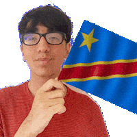 Holding Democratic Republic Of The Congo Sticker