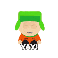 Happy Kyle Broflovski Sticker by South Park
