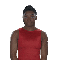Simone Biles Point Sticker by Facebook Watch