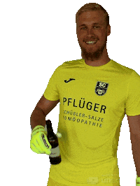 Bier Goalkeeper Sticker by SC Wiedenbrück