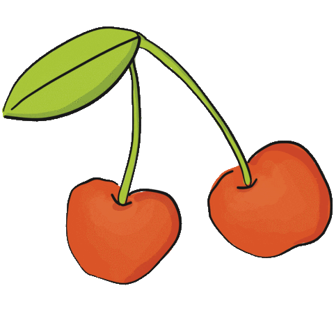 emoji fruit Sticker by Violet Clair