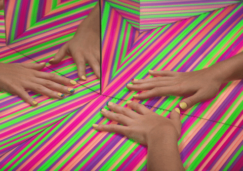 valeriearcheno giphyupload pink psychedelic colors GIF
