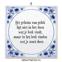 Humor Focus Sticker by Tegelspreuken.nl