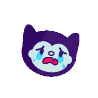 tigerwang sad cry vampire tigerwang Sticker