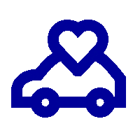 Heart Car Sticker by CosmosDirekt