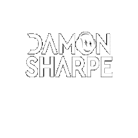 Damon Sharpe White Thriller Sticker by Damon Sharpe