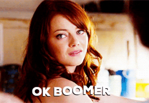 jonathanjacob6efd giphygifmaker giphyattribution boomer millennials GIF