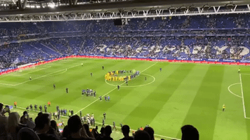 Barcelona Players Celebrate League Title