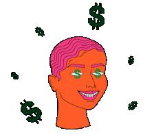 Money Mood Sticker by Trap Bob