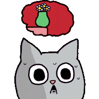 cat omg Sticker by Lloyd Davies