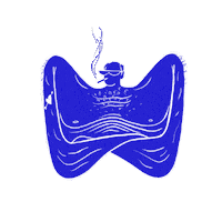 Illustration Typography Sticker by Thought Over Design