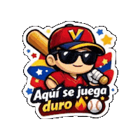 Baseball Venezuela Sticker by Fresa Creativa