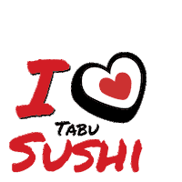 Heart Love Sticker by Tabu sushi