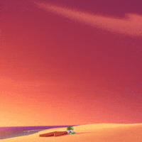 Beach Life Summer GIF by Claynosaurz