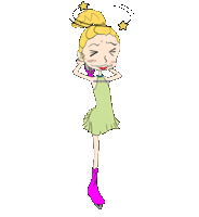 Cute Girl Mind Blown Sticker