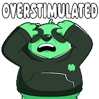 Stressed Too Much Sticker by SuperVerse