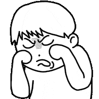 Sad Face Sticker