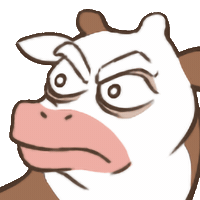 Farming Simulator Cow Sticker by Farming Simulator | Official Channel