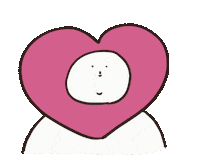 Heart Rabbit Sticker