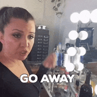Over It Shut Up GIF by Amanda Cee Media