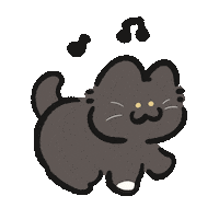 Cat Hello Sticker
