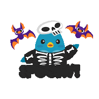 Halloween Ghost Sticker by DITTY BIRD