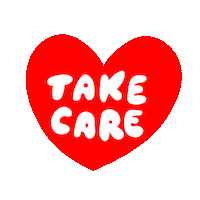 Takecare Sticker by Mathilde Cabanas