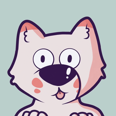 Ghost_twf kawaii fox animal eyes GIF