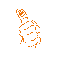 Power Thumbs Up Sticker by lehrebeirico