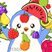 Dragon Fruit Spinning Sticker by Pudgy Penguins