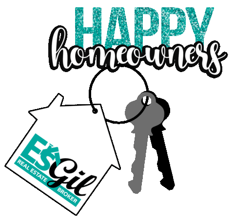Happy Homeowners Sticker by ExitRealtorEs