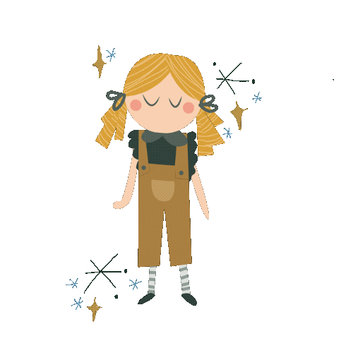 Sparkle Goldilocks Sticker by meags & me