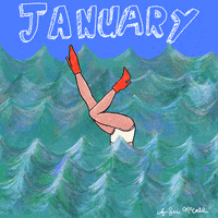 Calendar Drowning GIF by Amber McCall
