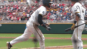 umichathletics franklin michiganbaseball celebratino GIF