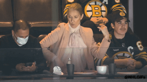 Happy Celine Dion GIF by NHL