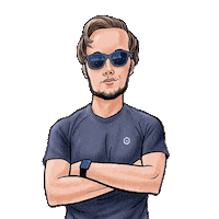 Run Running Sticker by eBibs