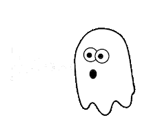 Halloween Ghost Sticker by Jason Clarke