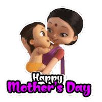 Celebration Mom Sticker by Chhota Bheem