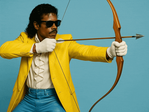 Arrow Pull Back GIF by Jukebox Saints