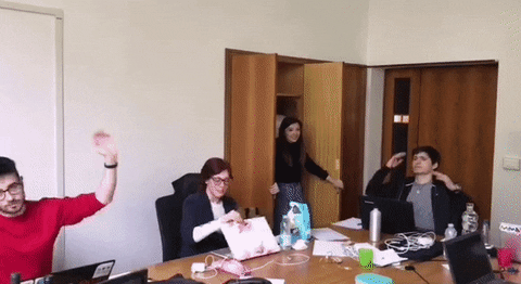 roommateapp giphyupload team office monday mood GIF