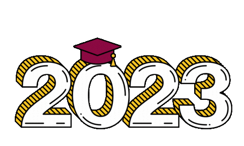Graduation Grad Sticker by Arizona State University
