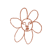 wateryourselfmcr flower doodle neutral flowergirl Sticker