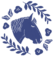 Horse Hobbyhorse Sticker