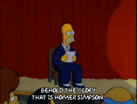 Nervous Season 3 GIF by The Simpsons